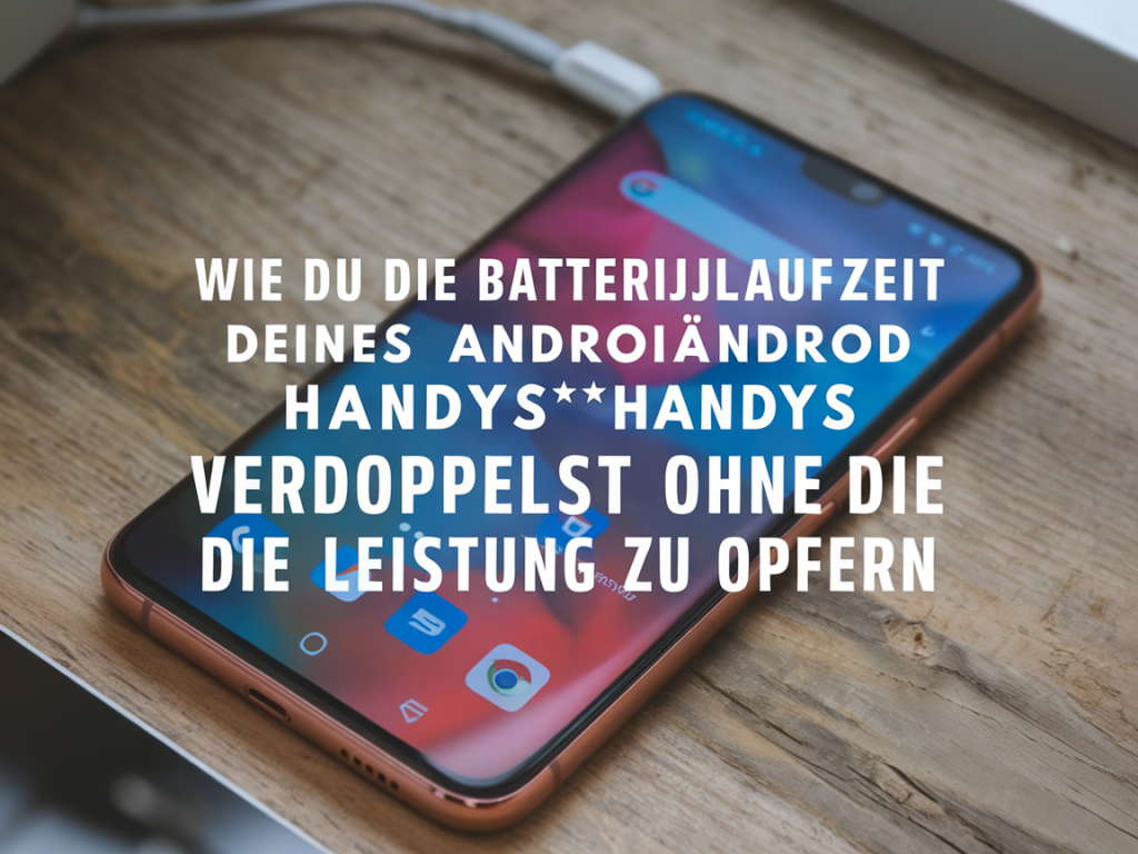 Wie du die batterijlaufzeit deines android‑handys verdoppelst, ohne die leistung zu opfern